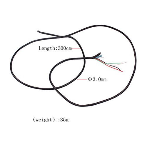 Cable Rosenice De 4 Conductores Blindado Guitarra Circuito C 1