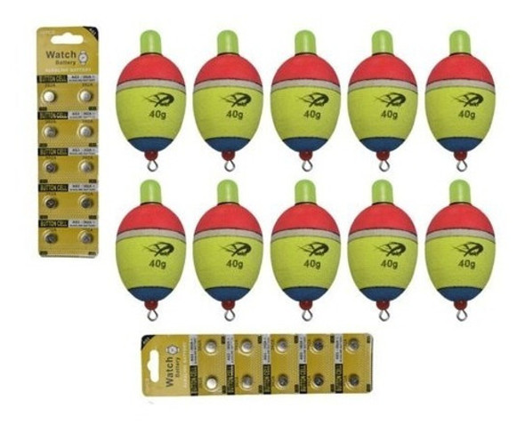 10pcs Pesca Luminoso Flotador Eva Brillante Noche Espuma Flo 0 10pcs Pesca Luminoso Flotador Eva Brillante Noche Espuma Flo 0