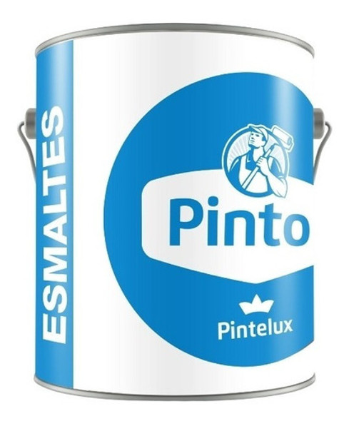 Pintura Metales Esmalte Brill Negro Conv - Pintor  - 0.9lt 0