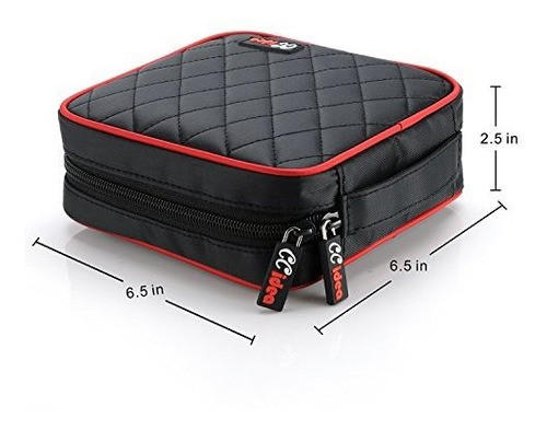 40 Capacidad Cd O Dvd Case Holder Billetera Portatil Almacen 1