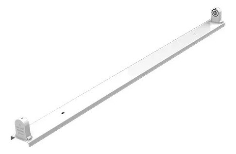 Liston Para Tubo Led 1x9w Blanco Con Tubo 1