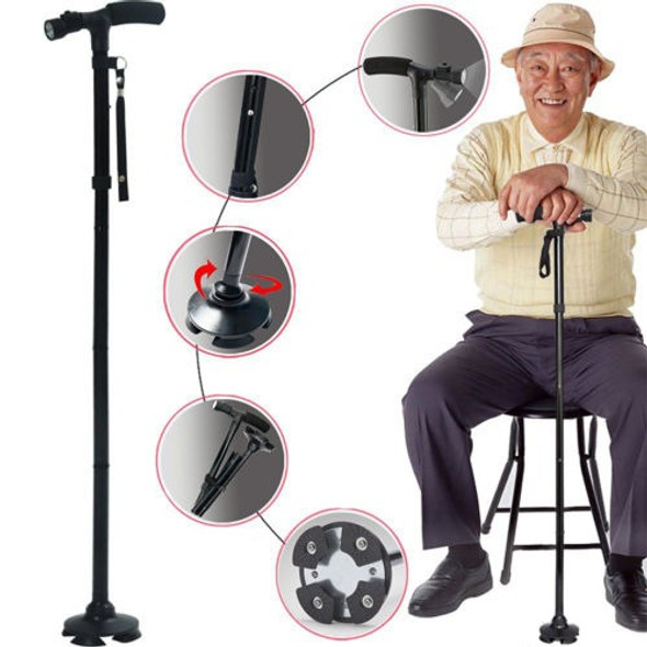Plegable A Poca Caña Altura Ajustable 4 Cabeza Pivotante Fie 0