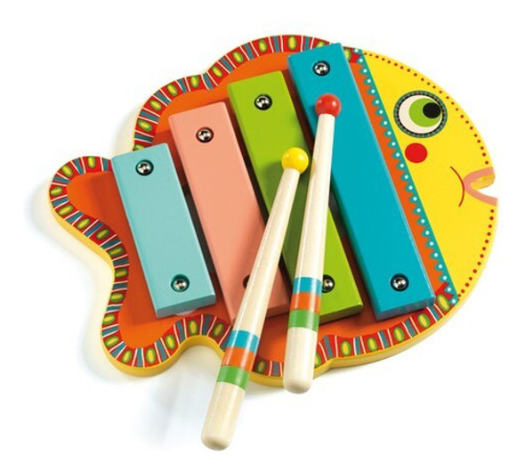 Xilofon Madera Pez Instrumento Musical Djeco 0