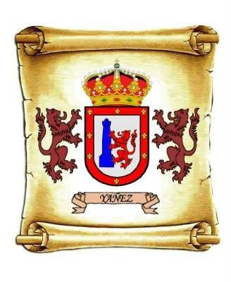 Yáñez - Escudo Del Apellido - Heráldica - Lámina 45x30 Cm. 1