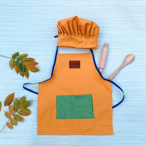 Delantal Con Gorro 41x43cm Manos A La Masa - Malm002 0