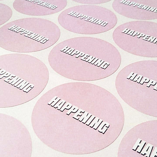 Plancha De Stickers Circulares 5cm X500 Unidades 0