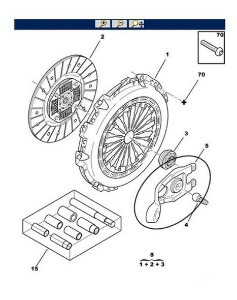 Horquilla Embrague Peugeot/citroen Diesel 1.4 Hdi 206/c3 1