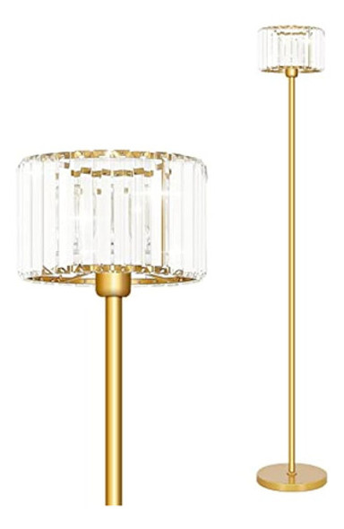 ~? Lámpara De Pie De Latón Ralbay, Lámpara De Pie De Cristal 0 ~? Lámpara De Pie De Latón Ralbay, Lámpara De Pie De Cristal 0