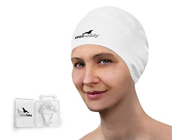 Sealbuddy Silicona Gorro De Natación, Clip De La Nariz Y Tap 0 Sealbuddy Silicona Gorro De Natación, Clip De La Nariz Y Tap 0