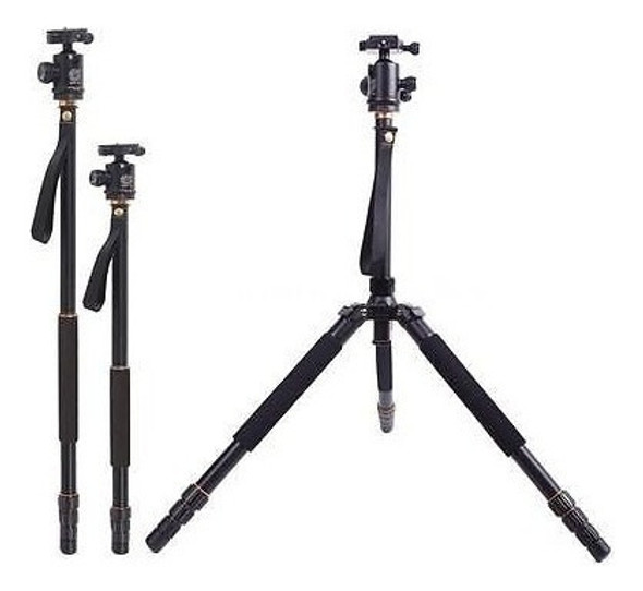 Q999s Portable Pro Trípode Monopie + Rótula Para Dslr Cámara 1