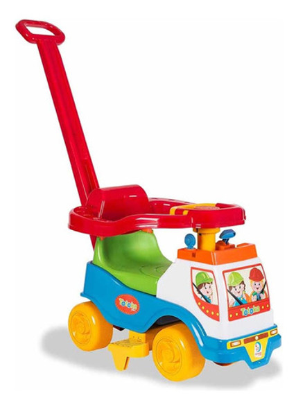 Totoka Carrinho Andador Triciclo Totoca Infantil Cor:azul 0