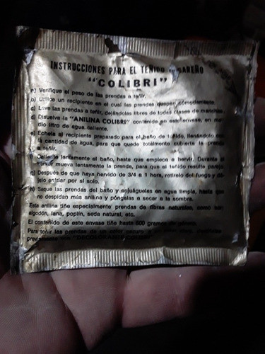 Anilina Colibrí  Marrón Oscuro Usado Sin Abrir Como Nuevo 1