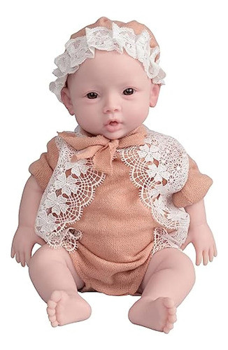 Eqaiwujie Muñeca Reborn De Silicona De 18.5 0