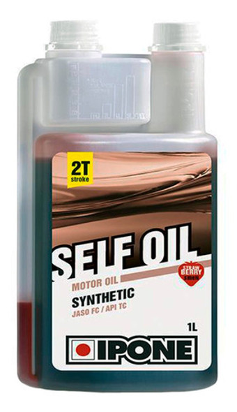 Aceite 2t Semisintetico Plus Aroma Frutilla X 1lts Ipone 0