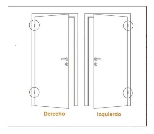 Bisagra Pomela 90 X 70 Acero Inoxidable Reforzada Izquierda 1