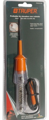 Probador De Cricuito 12v Truper Para Mecánica Moto 6 A 12v 0