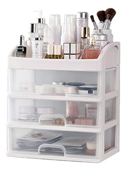 Ptbszcwy Organizador De Maquillaje Con 3 Cajones, 0 Ptbszcwy Organizador De Maquillaje Con 3 Cajones, 0