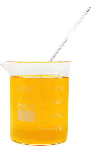 Kit Copo Becker Vidro Boro 500 Ml + Bastão Agitador 6x300mm 0