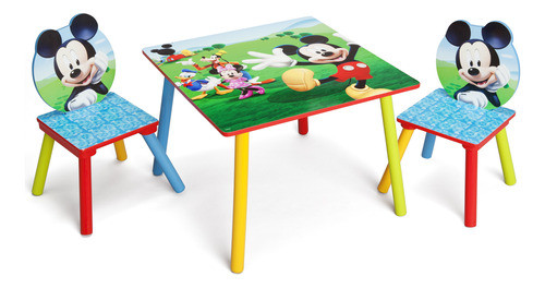 Juego De Mesa Mickey Con 2 Sillas 0