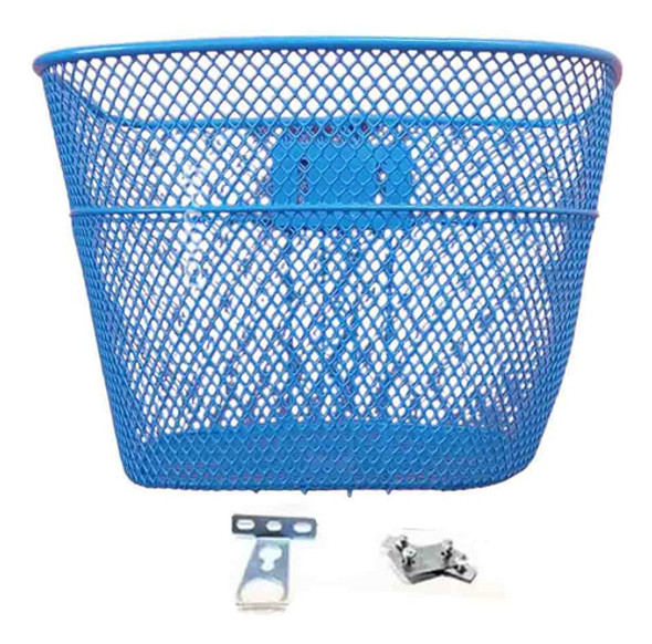 Canasto De Bicicleta Para Bici De Niño  Metal.azul .urubici. 0