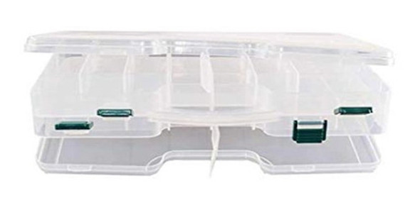 Caja Organizadora De Pesca Doble Señuelo Anzuelo 29x19x6 Cm 0