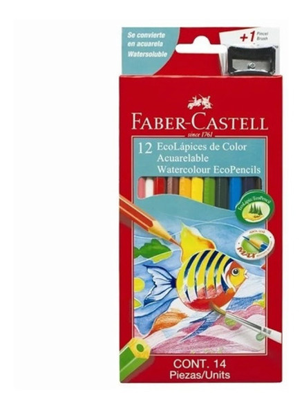Lapices Faber Castell Acuarelables X 12 Colores 0