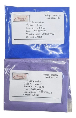 Pigmento Natural Ultramarino X 10 G X 2 Unidades 0