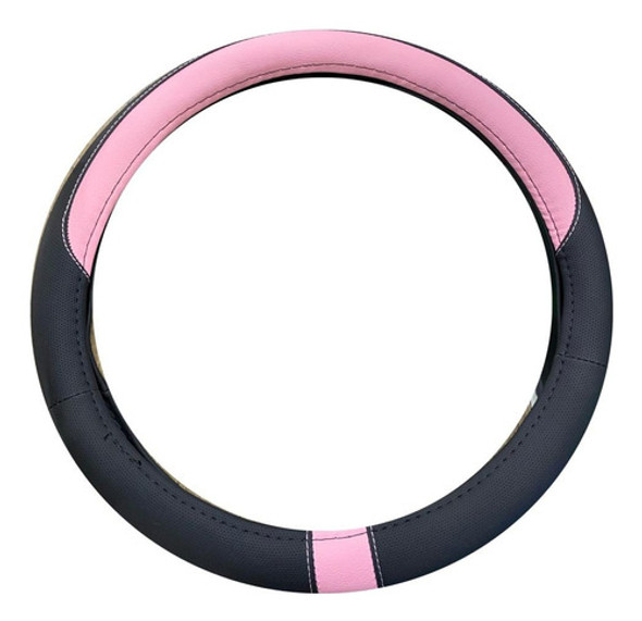 Cubre Volante 38cm Negro - Rosa Cronos Argo Siena Palio 0