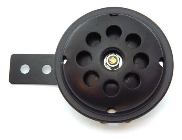 Bocina Galleta Negra Para Motos De 12 Volt 0