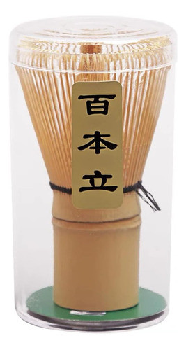 Batidor Té Matcha Bambú Orgánico Dorado Hecho Mano. Japones. 1