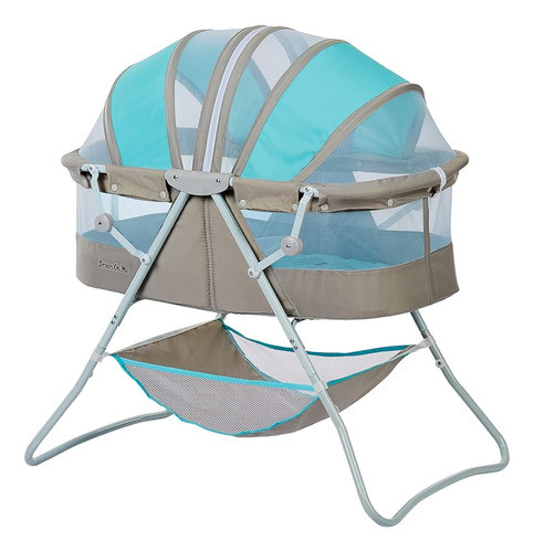 Cuna Karley Dream On Me En Azul / Gris 0