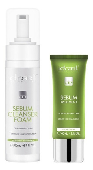 Idraet Tratamiento Acne Espuma De Limpieza + Crema Regulador 0 Idraet Tratamiento Acne Espuma De Limpieza + Crema Regulador 0