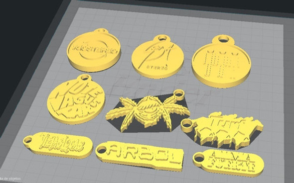Pack Llaveros Bandas Rock Nacional Impresión 3d Stl 1