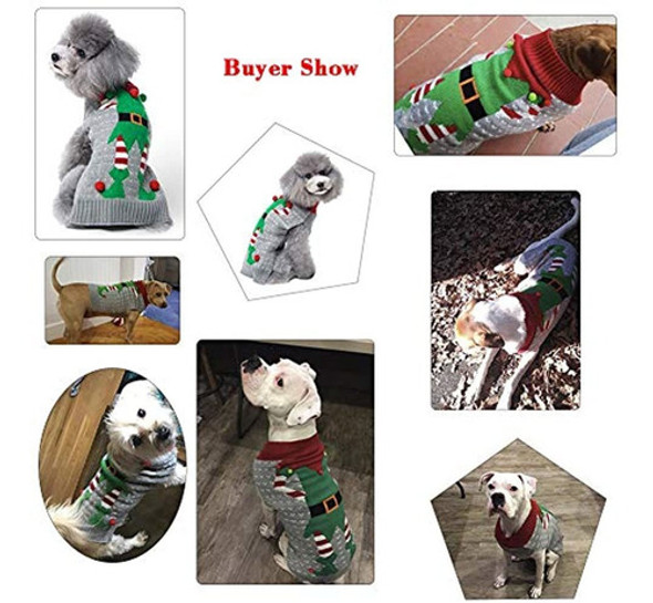 Petcare Dog Sueter Feo Ropa De Abrigo De Vacaciones Para Pe 1