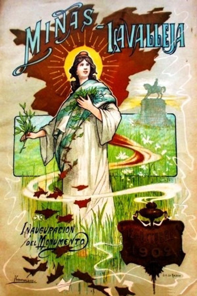 Minas Lavalleja Inauguración Del Monumento - Lámina 45x30 Cm 0 Minas Lavalleja Inauguración Del Monumento - Lámina 45x30 Cm 0