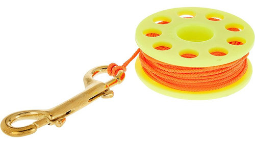 ~? Scuba Choice Diving Yellow Compact Finger Spool 65ft Dive 0