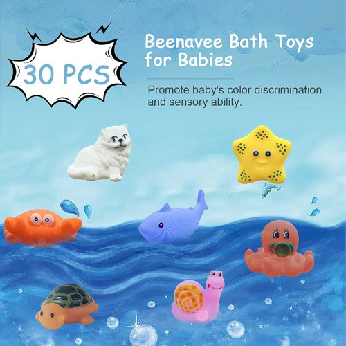 ~? Juguete De Baño Para Bebés 30pcs, Océano Flotante Y Granj 1