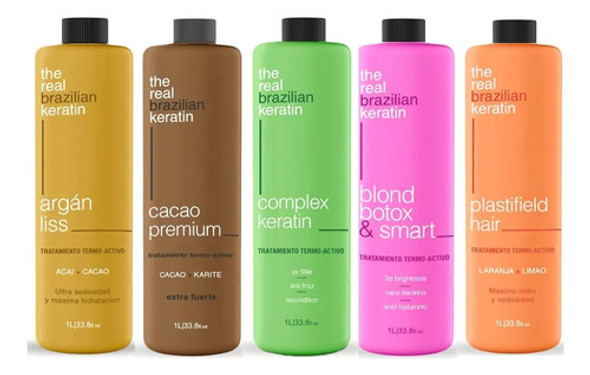 Combo 5 Alisados 1lthe Real Brazilian Keratin 0 Combo 5 Alisados 1lthe Real Brazilian Keratin 0