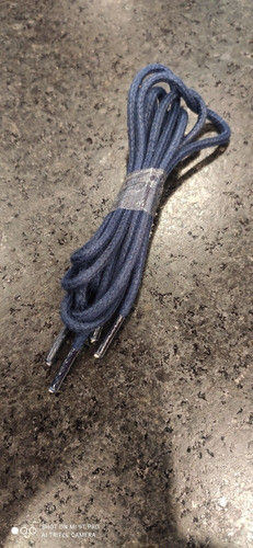 Cordón De Algodón Encerado 0,75cm Azul Marron Negro Suela 1