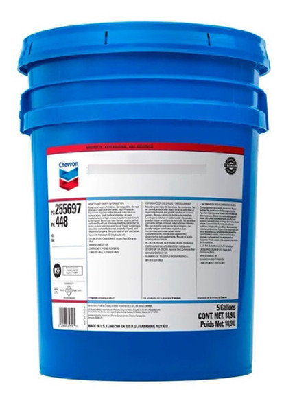 Aceite Para Guías Chevron Way Lubricant 68 Balde 18,93 Lts 0