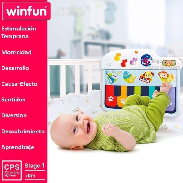 Gimnasio Winfun Original Piano Para Cuna De Amigos Animales 1