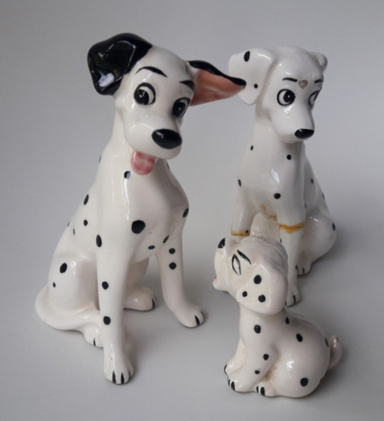 101 Dalmatas X 3 Figuras Porcelana Disney Japon Años 70 1 101 Dalmatas X 3 Figuras Porcelana Disney Japon Años 70 1