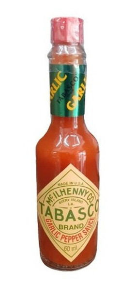 Salsa De Ajo Picante Tabasco 60ml 0 Salsa De Ajo Picante Tabasco 60ml 0