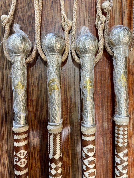 Rebenque Puño Alpaca & Bronce 1