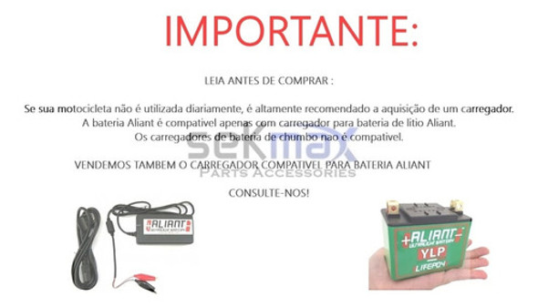 Bateria Litio Aliant Ylp07 Honda Pcx 150 Pcx150 Sport 2021 1