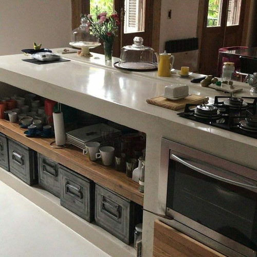 Microcemento Cemento Alisado Mano De Obra Calificada Pisos 1
