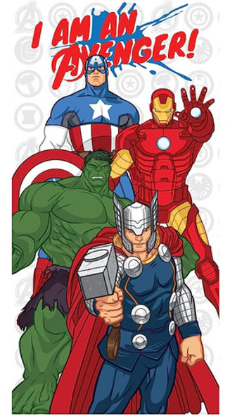 Jerry Fabrics Avengers Toalla De Baño Toalla De Playa 70 X 1 0