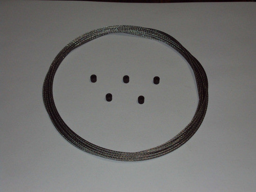 Kit Reparacion P/ Alza Cristal Cable Y Topes Evita Soldadura 1