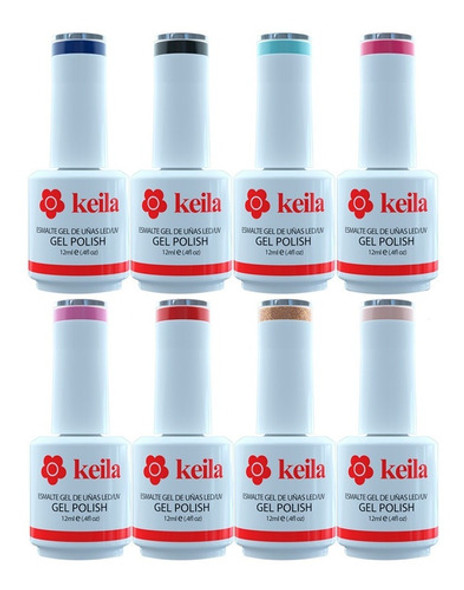 8 Esmaltes Semipermanentes Uñas Keila Gel Polish Uv Led 0