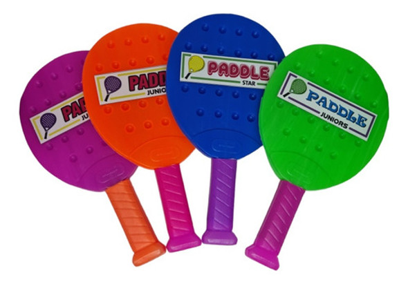 82 Paletas Tipo Ping Pong 82 Pelotitas Cotillon 0